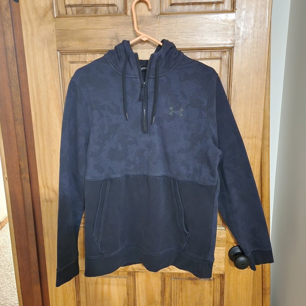 Under armour quarter zip hooded sweatshirt